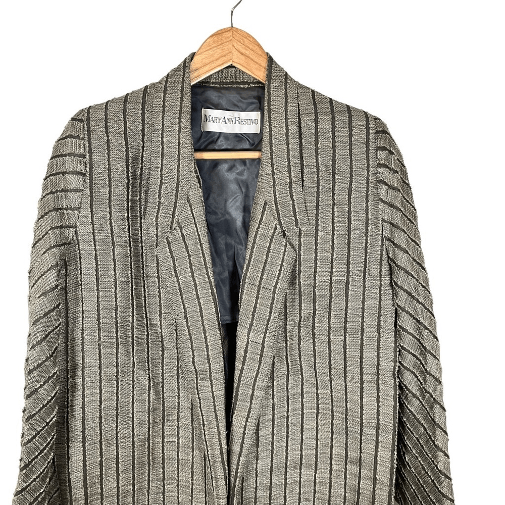 Oversized Boyfriend Blazer Vintage Mary Ann Restivo Size 10 | eBay