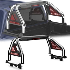 Adjustable 4X4 Sport Roll Bar Chase Rack Truck For Tundra Tacoma Ford F-150 RAM