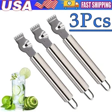 3 Pcs Stainless Steel Lemon Zester & Grater – Kitchen Peeler Grater Wholesale