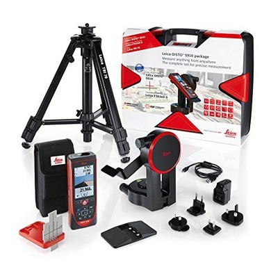 Leica DISTO S910 Long Range Laser Distance Measurer Pro Kit,