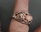 Coleman Co. Black Hills Gold / Sterling Ring With Peach Coral Stone — photo 2