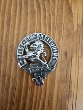 Art Pewter Clan Crest Badge Clan Crest Gifts- Marked 22, Scotland- DB