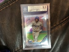 2019 Bowman Chrome Megs Box Prospects Refractors #BCP100 Wander Franco