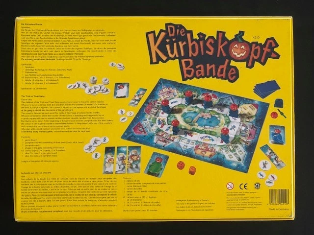 Die Kürbiskopf-Bande Brettspiel Spiel von HABA vollständig - Bild 3 von 4