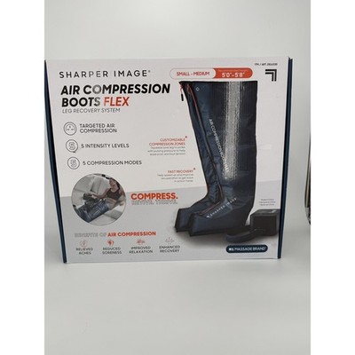 SHARPER IMAGE Air COMPRESSION Boots Flex Small-Medium Size 5'0''- 5 8'' Free Ship