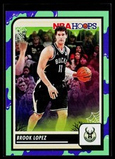 Brook Lopez 2023-24 Hoops Haunted Hoops Slime #4 Milwaukee Bucks