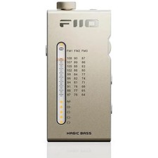 FiiO RR11 Portable HiFi FM Stereo Radio Receiver with Analog PVR Tuning Gold