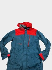 Teal Red Flylow Hooded Intuitive Winter Ski S...