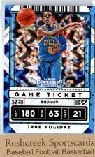 2020 Panini Contenders Draft Picks #47 Jrue Holiday Game Ticket Green Explosion