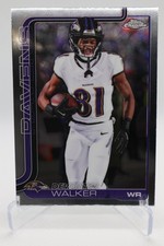 2025 Topps Chrome Football Base #26 Devontez Walker Baltimore Ravens
