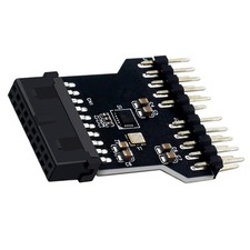 USB 3.0 19/20 Pin To Dual USB 2.0 9 Pin Adapter Motherboard Header Split