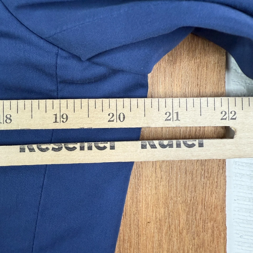 Traje Express Para Hombres 40R Azul Marino 2 Botones Algodón Fotógrafo Delgado 3 Piezas Chaleco Foto 3 de 4