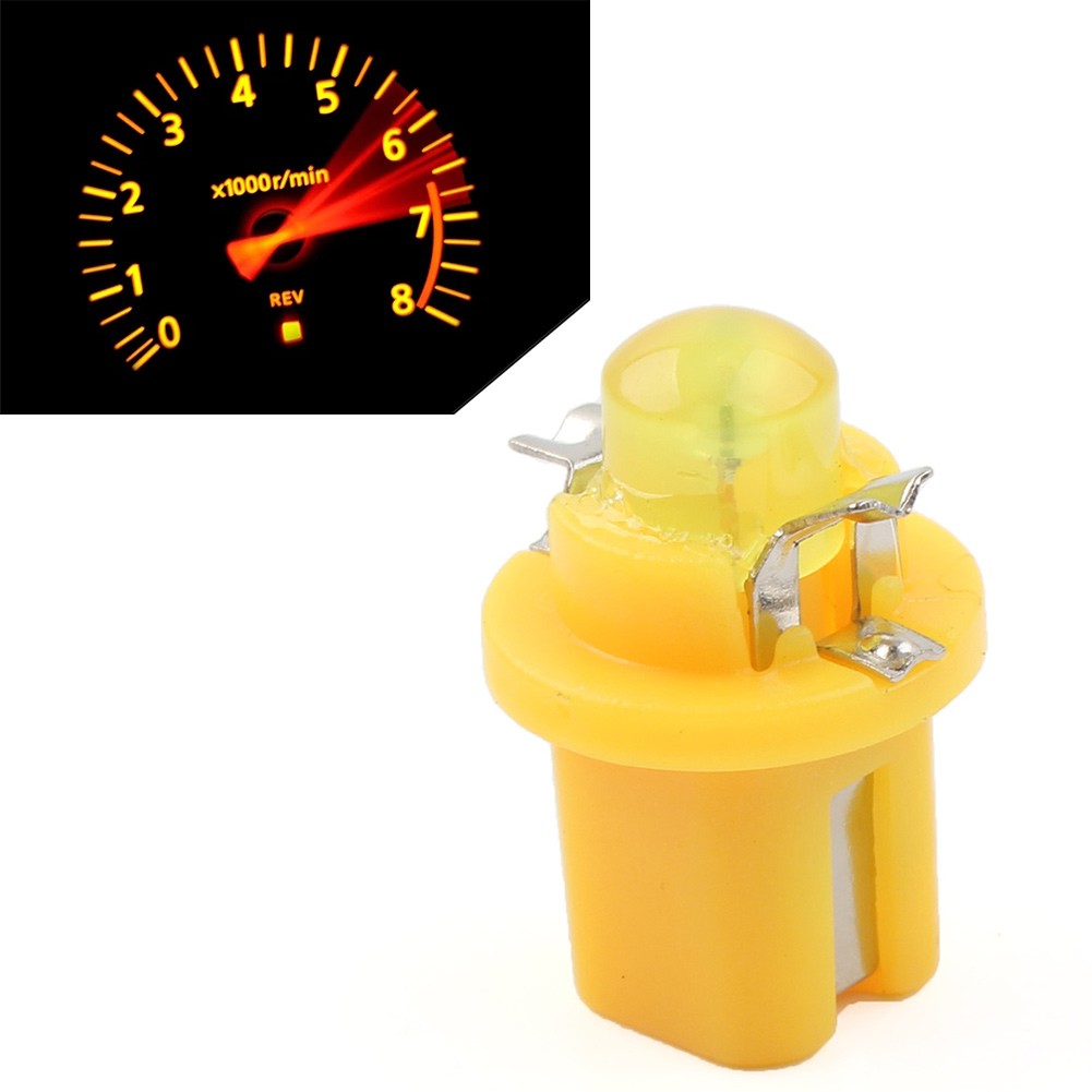 T5 B8.5D 5050 1SMD LED Car Instrument Panel Dashboard Dash Gauge Light Bulbs