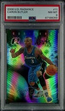 2008-09 Upper Deck Radiance 202/299 Caron Butler #11 PSA 8 1ek2