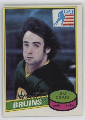 1980-81 O-Pee-Chee Jim Craig #22 Rookie RC