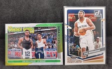 ZION WILLIAMSON 2 CARD LOT INCL JA MORANT JERSEY SWAP.