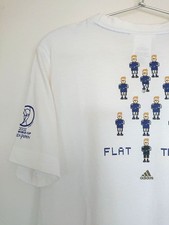 Camiseta Adidas Copa Mundial FIFA 2002 Blanca Artículo Raro Copa Mundial 28a