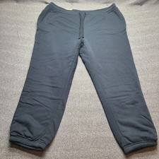 Eddie Bauer Jogger Mens XXL Black NEW Faux Shearling Lined EB010625