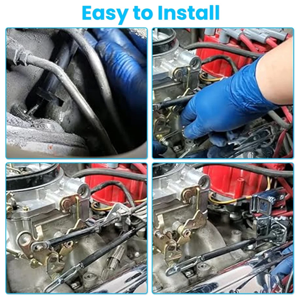 For Camaro Chevelle Monte Carlo El Camino Firebird Malibu Shifter Cable w/ clips - Изображение 3 из 4