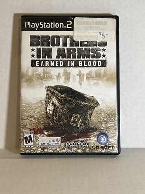 Brothers in Arms: Earned in Blood (Sony PlayStation 2 PS2) Complete CIB TESTED