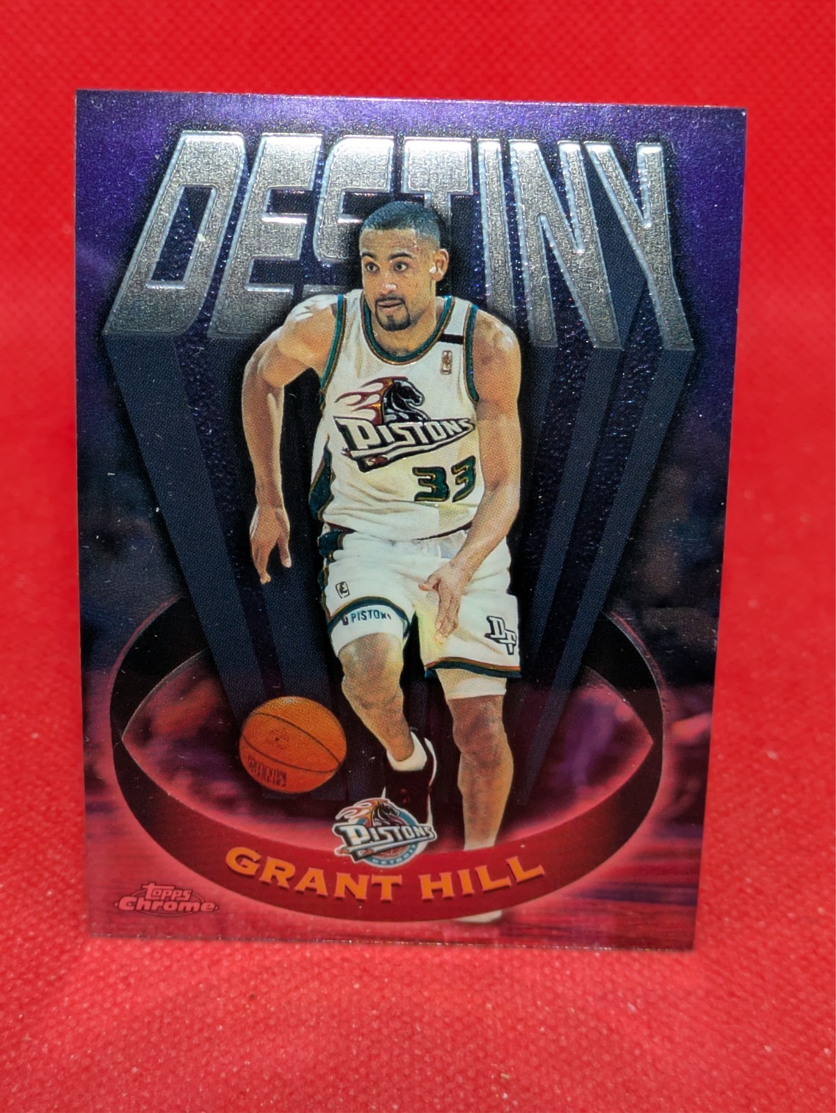 Grant Hill #D1 (Basketball Cards 1997 Topps Chrome Destiny) — is it worth grading?