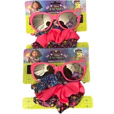 Disney Encanto Butterfly Sunglasses 100 UV Protection  3 Flower Scrunchies