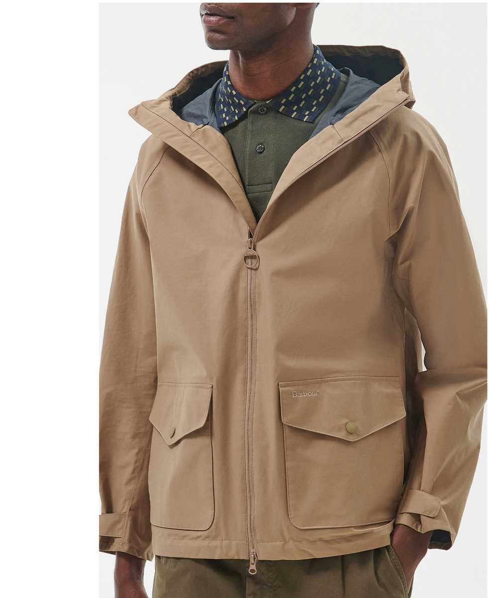 BARBOUR WHITSTONE HOODED WATERPROOF BREATHABLE JACKET MSRP$460