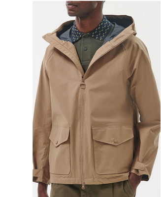 Barbour ブラウン breathable BARBOUR WHITSTONE HOODED WATERPROOF BREATHABLE JACKET MSRP$460