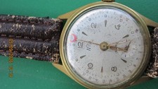 Herren Armbanduhr Handaufzug Nila mit einem sogenannten Zeigerdatum.