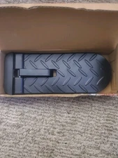 Car Door Step with Glass Breaker Safety Hammer & Roof Rack 1 Pack Classic black