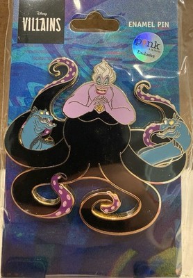 Disney Villains The Little Mermaid Ursula with Flotsam and Jetsam Jumbo Pin PALM