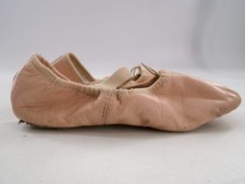 Dance Ballet Shoes Bloch Youth 2M Tie Drawstring Leather Single Strap Full Sole