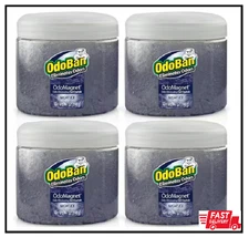 (4-Pack) Odoban Odor Remover Gel Crystals Absorber And Air Freshener
