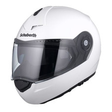 Schuberth Unisex Adults White Motorcycle & Powersports Helmets for