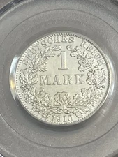***1910-A  1 SILVER MARK GERMAN EMPIRE***PCGS***
