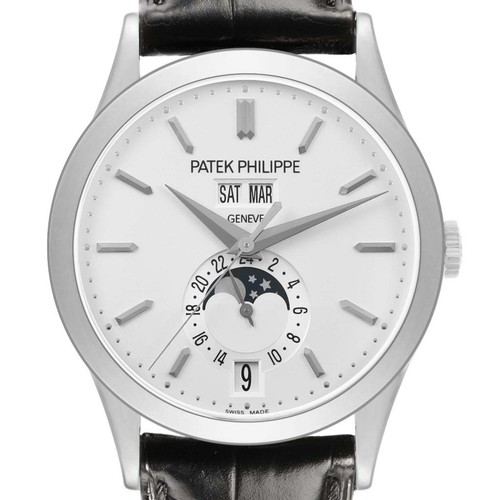 Patek Philippe Complications Annual Calendar White Gold Mens Watch 5396 5396G