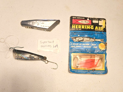 Herring Aid - SuperBait - Herring Lead Weight  = Lot  - 3 pcs - Rare