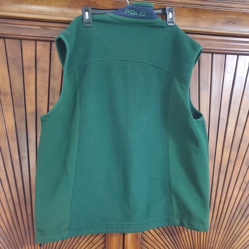 Ralph Lauren Polo Golf Vest GREEN XL Made In USA - Picture 5 of 9