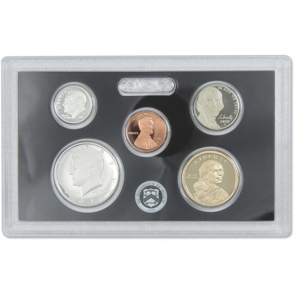 2015 Silver Proof Set U.S. Mint Original Government Packaging OGP COA - Image 2 of 4