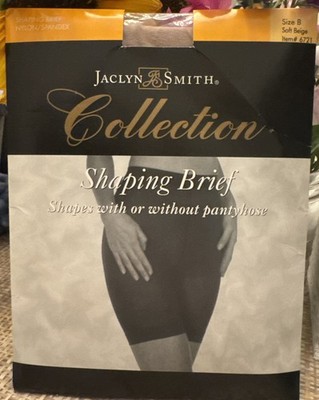 Jaclyn Smith Collection Shaping Brief  Soft Beige Size B