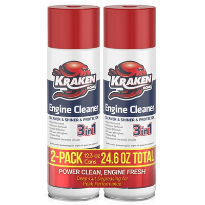 #ad Engine Cleaner Spray 2x12.3 fl. Oz Degreaser for Engine Bay Gunk and Mo... $21.97