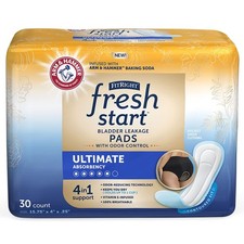 FitRight Fresh Start Postpartum and Incontinence Pads for Women, Ultimate Abs...
