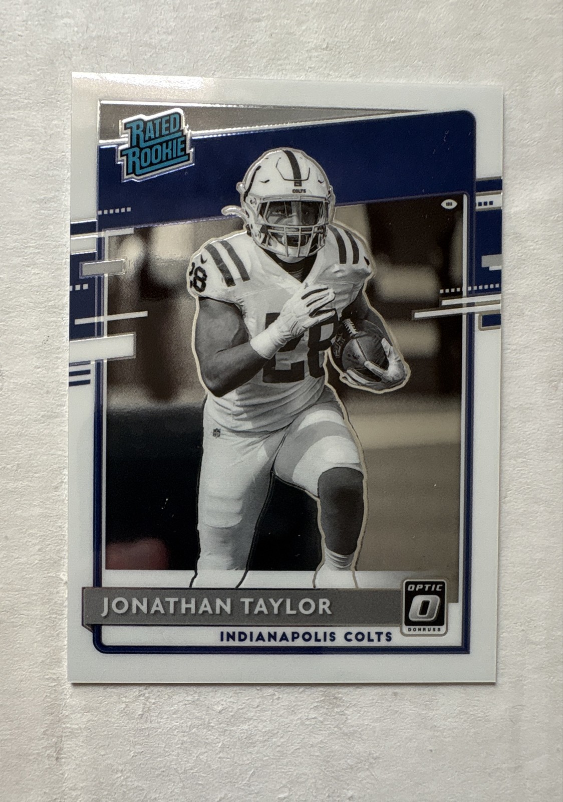 2020 Panini Donruss Optic - Rated Rookies Variation Jonathan Taylor #317 (RC)