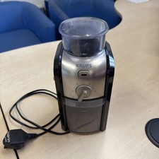 KRUPS GVX2 Burr Coffee Grinder Automatic Adjustable Grind Quantity Black/Silver