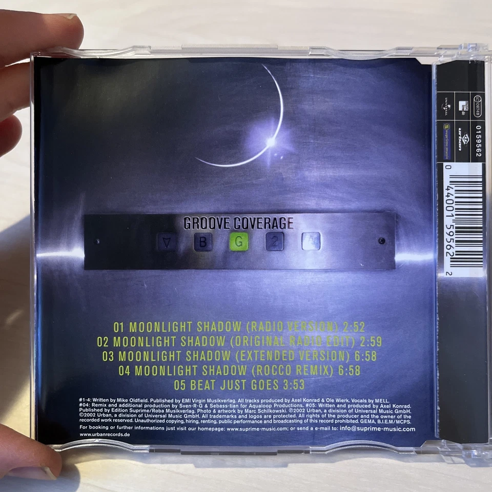Groove Coverage - Moonlight Shadow | Maxi CD | Zustand nur akzeptabel - Bild 2 von 4