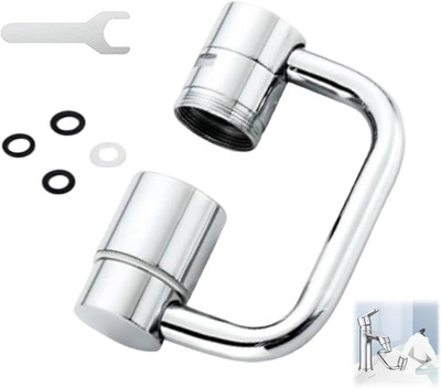 1080° Swivel Faucet Extender Sink Water Faucet Aerator Extension Stainless Steel