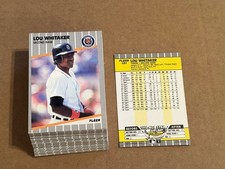 1989 Fleer Lou Whitaker #151 Lot Of 65 MINT