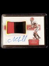2018 Panini National Treasures Collegiate  Signatures Nick Chubb /25