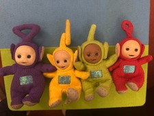 Teletubbies FULL Set of Soft 7" Plush Bean Toys