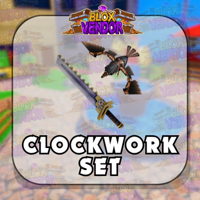 Murder Mystery 2 MM2 | Clockwork Set | Godly Knives and Guns